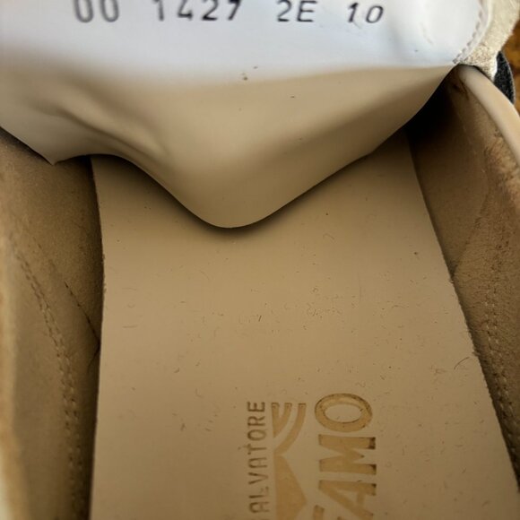 Salvatore Ferragamo White Moccasin 10 EE- BEST OFFER main image 4